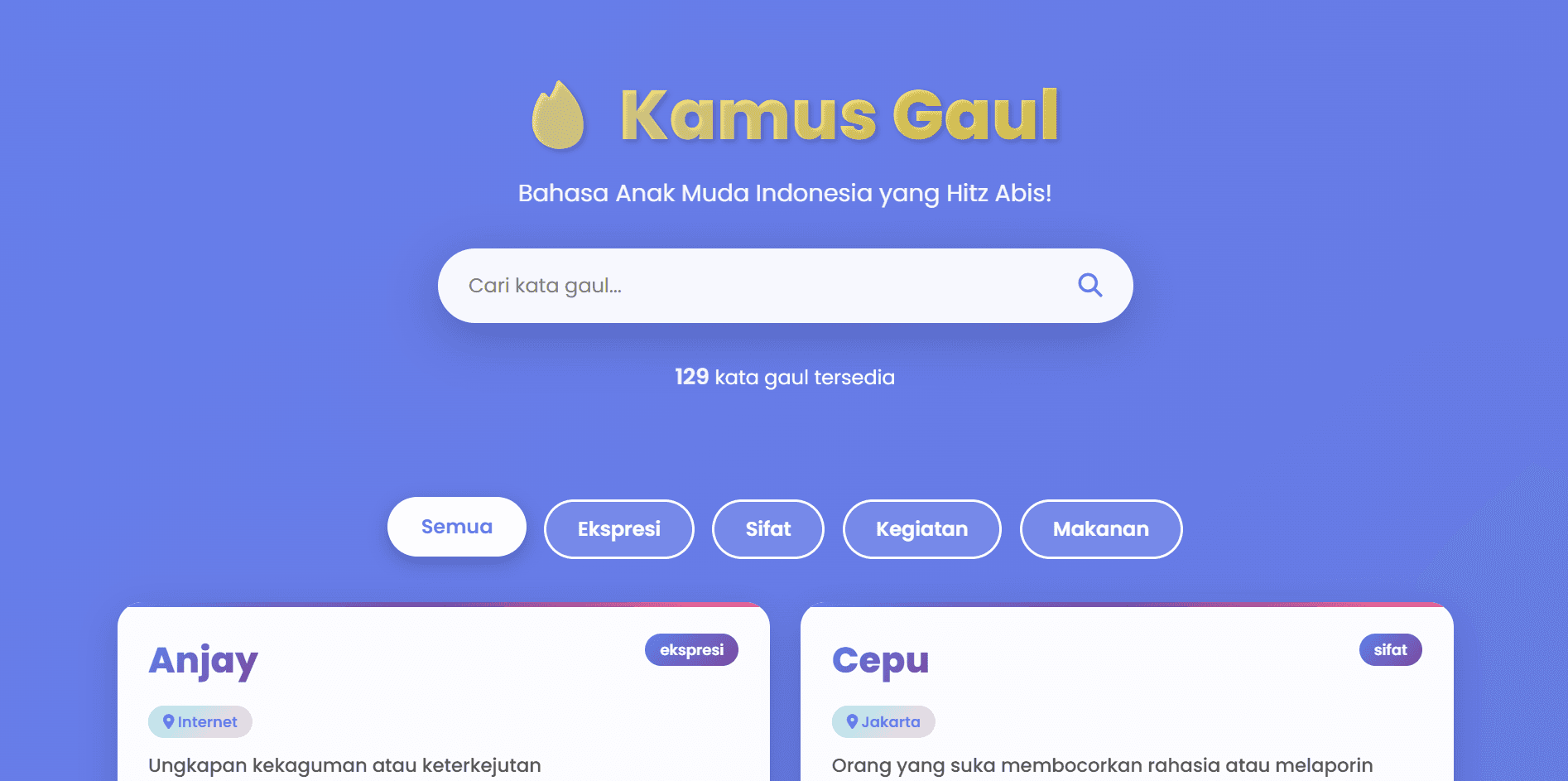 Kamus Bahasa Gaul