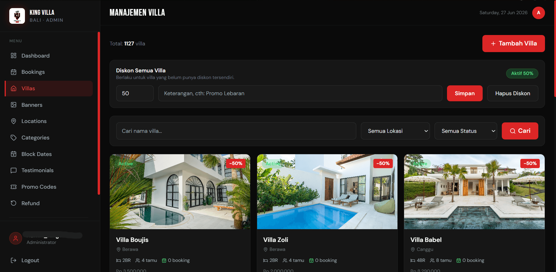 King Villa Bali screenshot 14